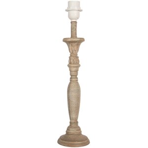 Clayre & Eef 6LMP797 Lamp base wood brown green...