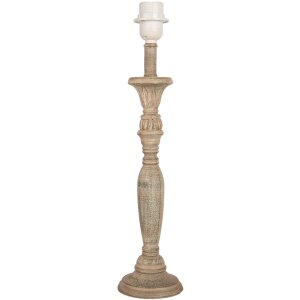 Clayre & Eef 6LMP797 Lamp base wood brown green...