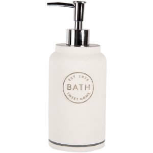 Clayre & Eef 65871 Soap Dispenser White Polyresin...