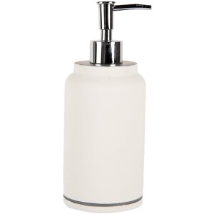 Clayre & Eef 65871 Soap Dispenser White Polyresin...