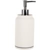 Clayre & Eef 65871 Soap Dispenser White Polyresin Ø 8x21 cm 475 ml