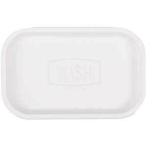 Clayre & Eef 65875 Soap Dish White Polyresin 16x10x3...