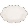 Clayre & Eef 6CE1984 Soap Dish White Ceramic 15x10x3 cm