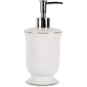 Clayre & Eef 6CE1997 Soap Dispenser White Ceramic...