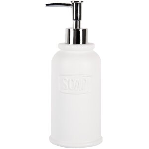 Clayre & Eef 65874 Soap Dispenser White Polyresin...