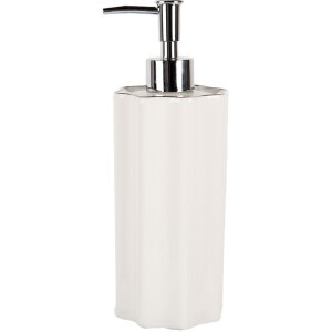 Clayre & Eef 6CE1982 Soap Dispenser White Ceramic...