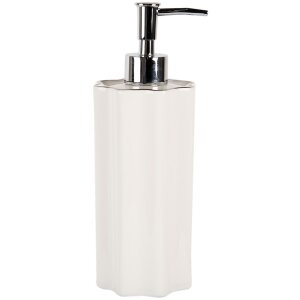 Clayre & Eef 6CE1982 Soap Dispenser White Ceramic...