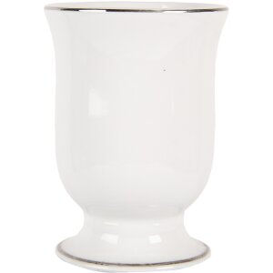 Clayre & Eef 6CE1998 Toothbrush Holder White Ceramic...