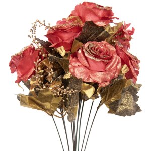 Clayre & Eef 6PL0341 Artificial Flower Bouquet Roses...