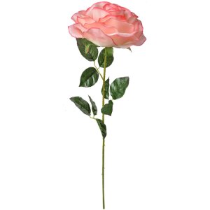 Clayre & Eef 5PL0138P Artificial Flower Rose Pink...