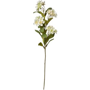 Clayre & Eef 6PL0344W Decorative Branch Flowers White...