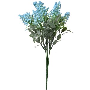 Clayre & Eef 6PL0351BL Decoration Branch Flowers Blue...