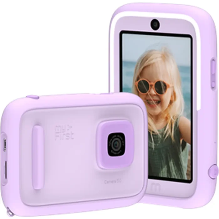 myFirst Camera 50 Purple 20MP 3.97 inch Touchscreen Full-HD Video shockproof TPU