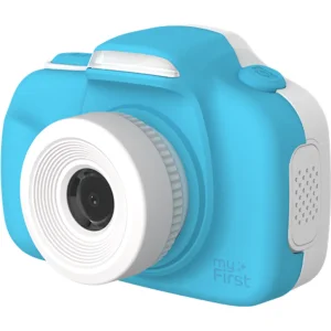 myFirst Camera 3 childrens camera 16MP blue with case and accessory set