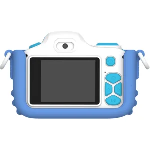 myFirst Camera 3 childrens camera 16MP blue with case and accessory set