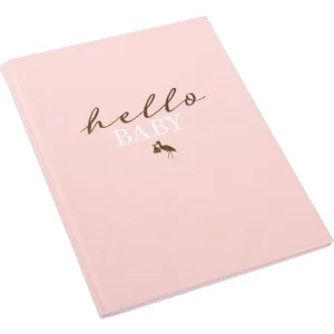 Goldbuch baby diary hello.baby rosé 21x28 cm 44 pages gold embossing