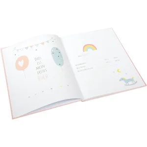 Goldbuch baby diary hello.baby rosé 21x28 cm 44 pages gold embossing