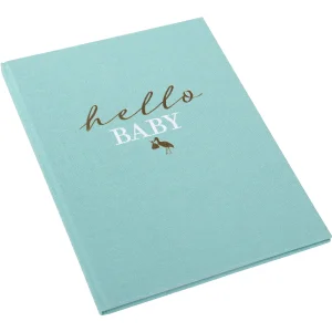 Goldbuch baby diary hello.baby Aqua 21x28 cm 44 pages gold embossing