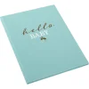 Goldbuch baby diary hello.baby Aqua 21x28 cm 44 pages gold embossing