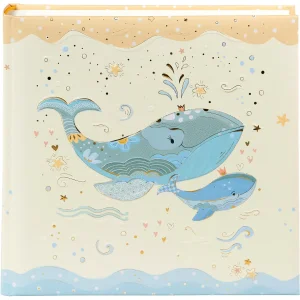 Goldbuch baby album Blue Whale 30x31 cm 58 pages silver...