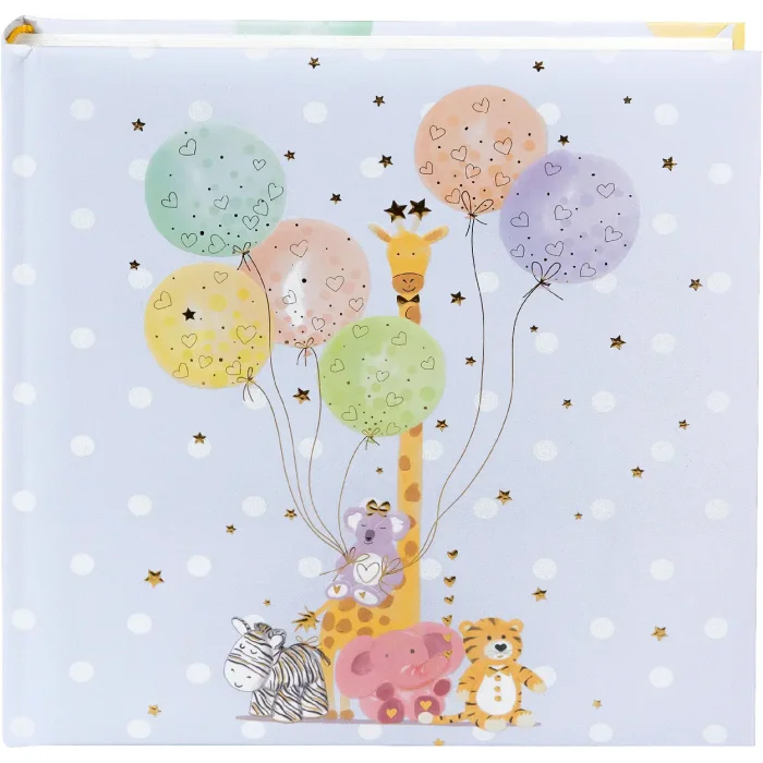 Goldbuch baby album Balloon Party 30x31 cm 58 pages art print silver embossing