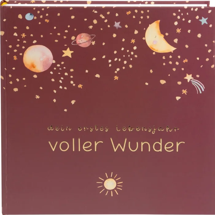 Goldbuch Baby album full of wonder - Space Terracotta 30x31 cm