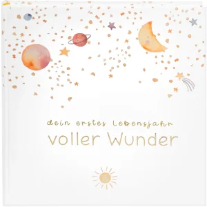 Goldbuch baby album full of wonder - space white 30x31 cm