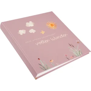 Goldbuch baby album full of wonder meadow dusky pink...