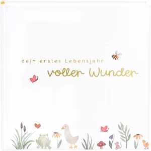 Goldbuch baby album full of wonder meadow white 30x31 cm...