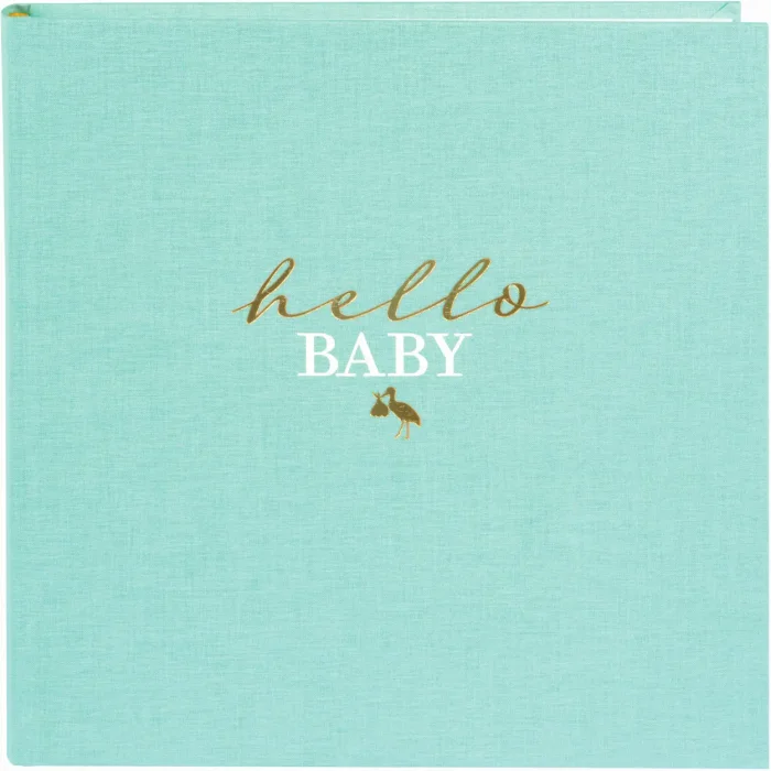 Goldbuch baby album hello.baby aqua 30x31 cm