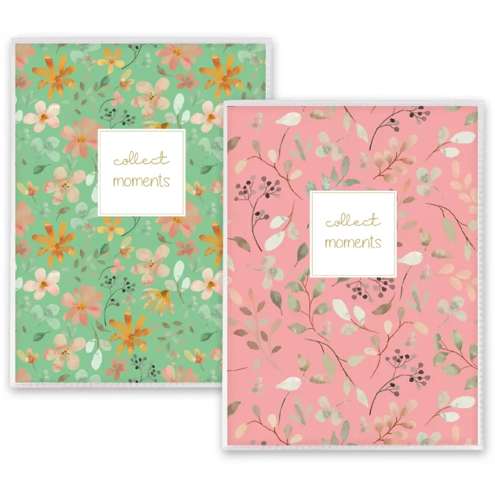 Goldbuch Floral Whisper slip-in album 32 photos 10x15 cm Pink Green