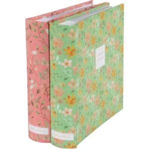 Goldbuch Floral Whisper slip-in album 200 photos 10x15 cm green pink 22x22 cm