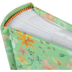 Goldbuch Floral Whisper slip-in album 200 photos 10x15 cm green pink 22x22 cm