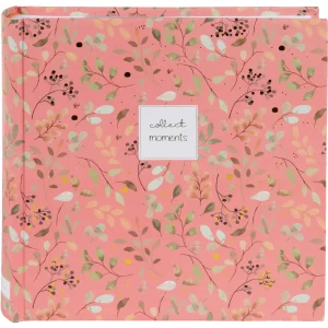 Goldbuch Floral Whisper slip-in album 200 photos 10x15 cm green pink 22x22 cm