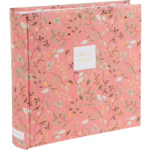 Goldbuch Floral Whisper slip-in album 200 photos 10x15 cm green pink 22x22 cm