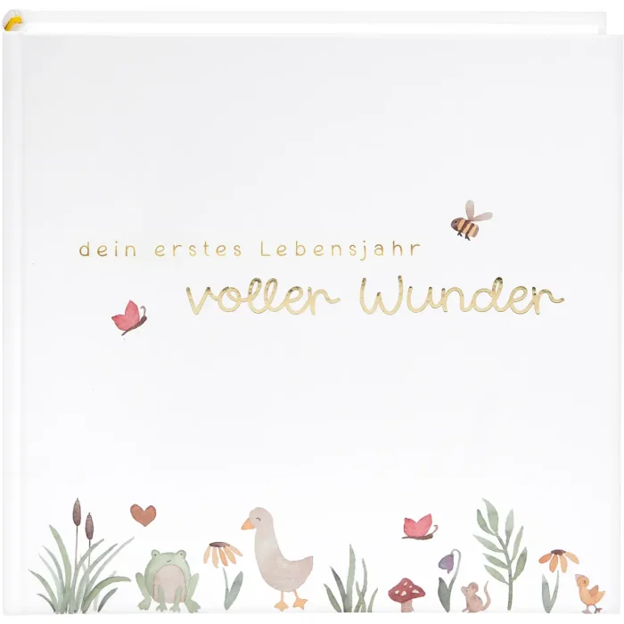 Goldbuch photo album full of wonder - meadow white 25x25 cm