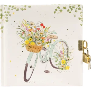 Goldbuch diary Flowery Bike 16x16 cm 96 pages