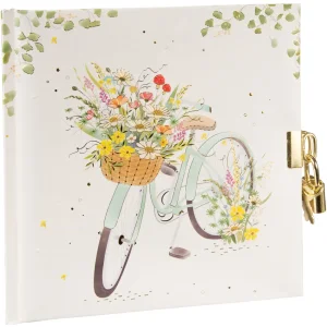 Goldbuch diary Flowery Bike 16x16 cm 96 pages