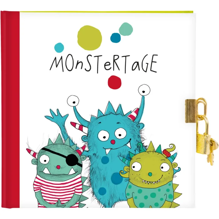 Goldbuch diary Monster 16x16 cm 96 pages