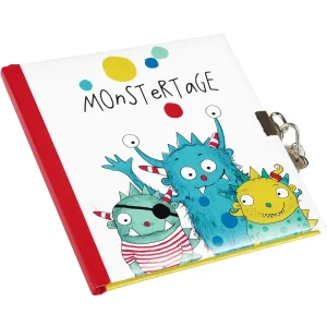 Goldbuch diary Monster 16x16 cm 96 pages