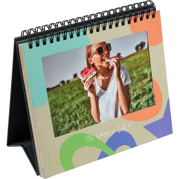 Goldbuch flip frame Happy Day 18x16 cm photo ring binder for 12 photos 10x15 cm