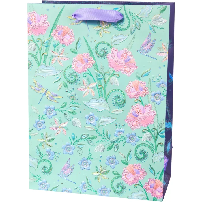 Goldbuch gift bag Natures Melody mint 30x21 cm