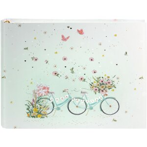 Goldbuch photo album guestbook Floral Tandem concealed...