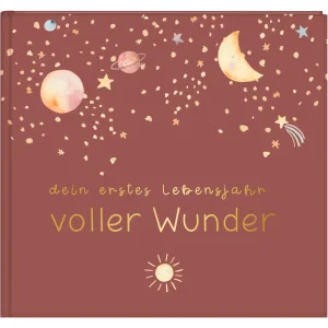 Goldbuch Baby diary full of wonder - Space Terracotta...