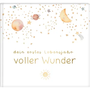 Goldbuch Baby diary full of wonder - Space white 24x22 cm...