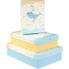 Goldbuch cardboard box set Blue Whale 3-piece