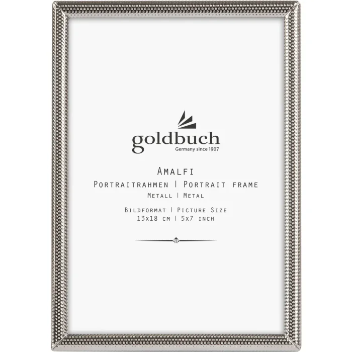 Goldbuch Amalfi Portrait Frame Metal 13x18 cm Silver