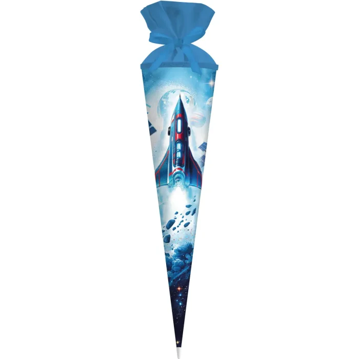 Goldbuch school cone space rocket blue 70x19 cm