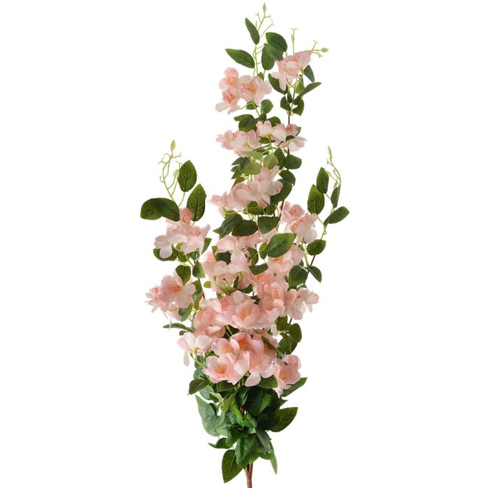 Clayre & Eef 6PL0345P Decorative Branch with Flowers Pink Green 25x15x88 cm