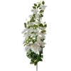 Clayre & Eef 6PL0345W Decorative Branch with Flowers White Green 25x15x88 cm